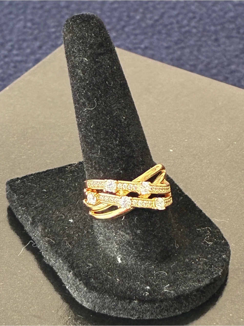 Gold Plated Ring Sz 7